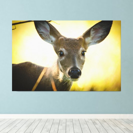 Knopf-Buck Leinwanddruck (Insitu (Holzboden))