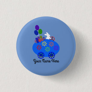 Knopf "Bunny Riding Car #3" Button
