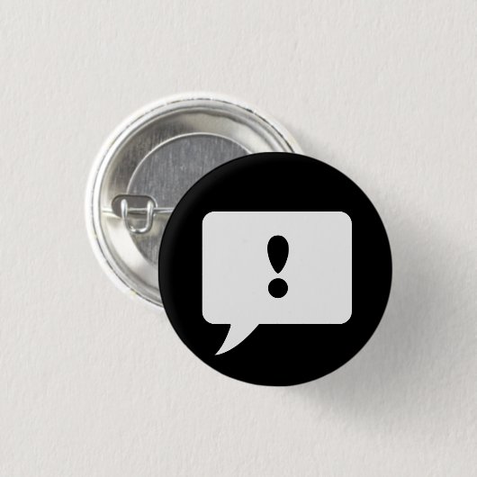 "!" Knopf Button (Vorne & Hinten)