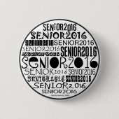 Knopf-Button des Senior-2016 Button (Vorderseite)