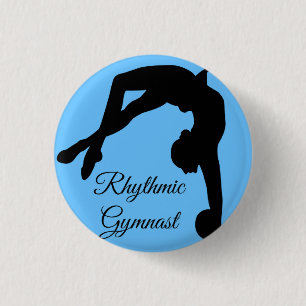 Knopf-Button "Gymnastgeschenke " der rhythmischen Button