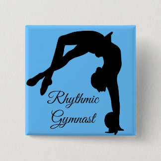Knopf-Button "Gymnastgeschenke " der rhythmischen Button