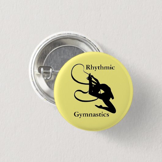Knopf-Button "Gymnastgeschenke " der rhythmischen Button (Vorne & Hinten)
