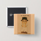 Knopf-Button John Jan.s Shackelford von PETER PAN Button (Vorne & Hinten)