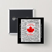 Knopf Canada150 Button (Vorne & Hinten)
