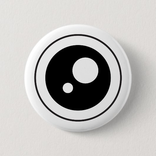 Knopf Cartoony Augen-01 Button (Vorderseite)
