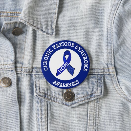 Knopf "Chronic Fatigue Syndrome Awareness Ribbon" Button (Beispiel)