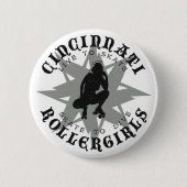 Knopf Cincinnatis Rollergirls Button (Vorderseite)