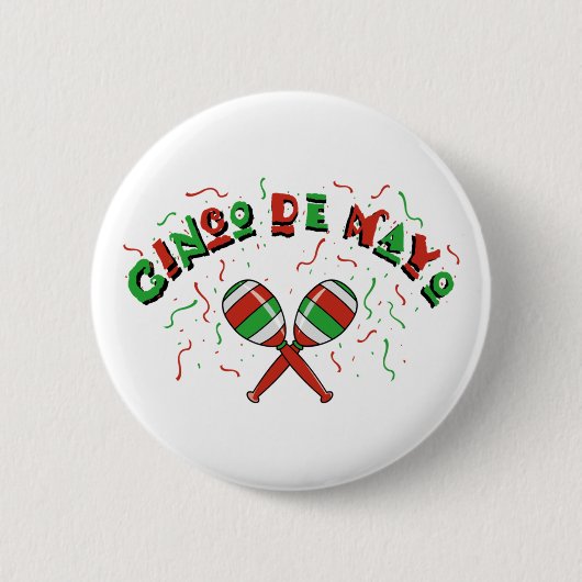 Knopf Cinco Des Mayo Button (Vorderseite)