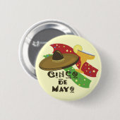 Knopf Cinco Des Mayo Button (Vorne & Hinten)