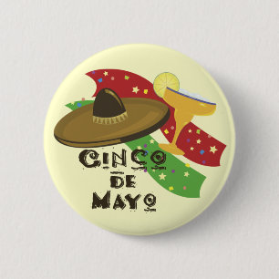 Knopf Cinco Des Mayo Button