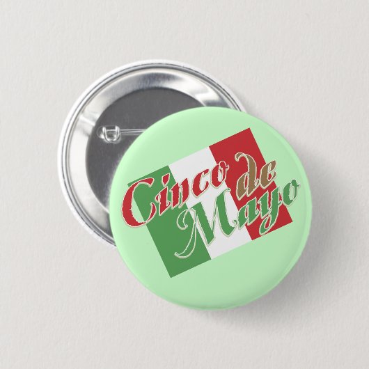 Knopf Cinco Des Mayo Button (Vorne & Hinten)