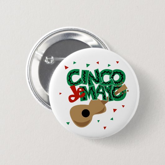 Knopf Cinco Des Mayo Button (Vorne & Hinten)