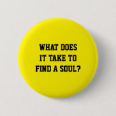 Knopf "Cold Hard World Lyric" Button (Vorderseite)