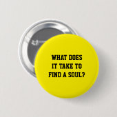 Knopf "Cold Hard World Lyric" Button (Vorne & Hinten)