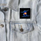 Knopf Colorado-Flagge Button (Beispiel)