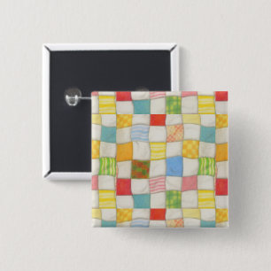 Knopf Crazy Quilt Square Button