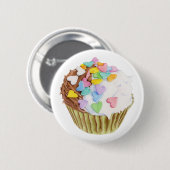 Knopf "Cupcake Heart" Button (Vorne & Hinten)