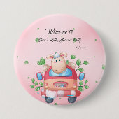 Knopf "Cute Baby Lamb Baby" Button (Vorderseite)