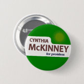 Knopf Cynthias McKinney Button (Vorne & Hinten)
