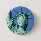 Knopf Damen-Liberty Hillary Clinton Button (Vorderseite)