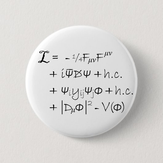 Knopf - das Standardmodell Button (Vorderseite)
