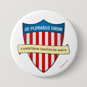 Knopf De Plorabus Unum 3 Zoll Button