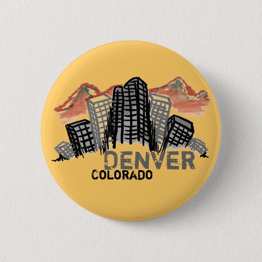 Knopf Denvers Colorado Button (Vorderseite)