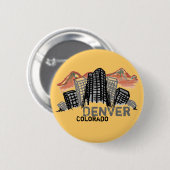 Knopf Denvers Colorado Button (Vorne & Hinten)