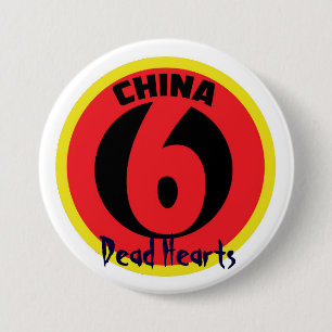 Knopf der China sechs - tote Herz-Romane Button
