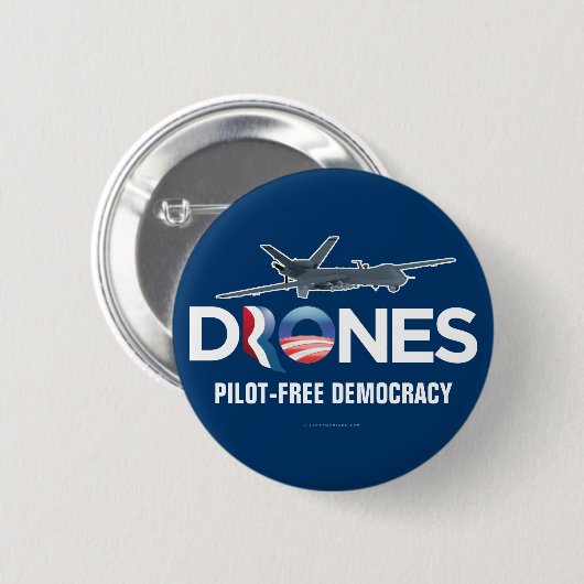 Knopf der Drohne-2012 Button (Vorne & Hinten)