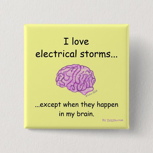 Knopf der elektrischen Stürme Button (Vorderseite)