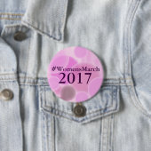 Knopf der Frauen der im März 2017 Button (Beispiel)