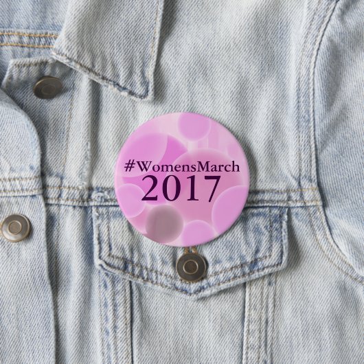 Knopf der Frauen der im März 2017 Button (Beispiel)
