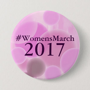 Knopf der Frauen der im März 2017 Button