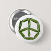 Knopf der Friedenserbsen 2 Button (Vorne & Hinten)