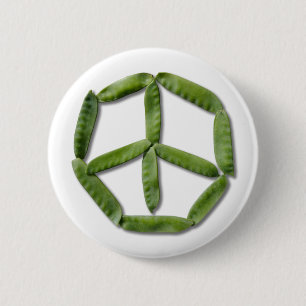 Knopf der Friedenserbsen 2 Button