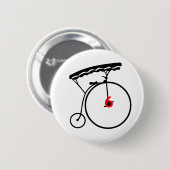 Knopf der Gefangen-Zahl-6 Button (Vorne & Hinten)