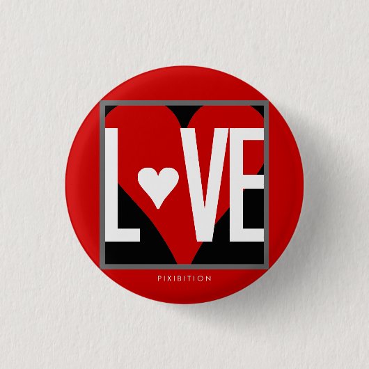 Knopf der Liebe-#2 (Set von 4) Button (Vorderseite)