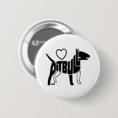 KNOPF DER LIEBE-PITBULLS BUTTON (Vorne & Hinten)
