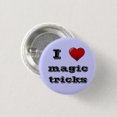 Knopf der magischen Tricks der Liebe I Button (Vorne & Hinten)