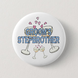 Knopf: Der Stiefbruder des Bräutigams Button