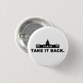 Knopf der Wahl-2018 Button (Vorne & Hinten)