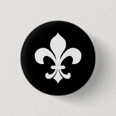 Knopf der Wappenkunde-Fleur-Di-Lis Button (Vorderseite)