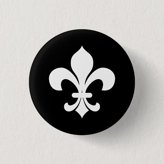 Knopf der Wappenkunde-Fleur-Di-Lis Button (Vorderseite)