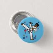 Knopf des Ballon-Jungen-3 Button (Vorne & Hinten)