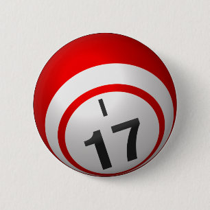 Knopf des Bingo I 17 Button