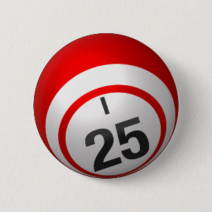 Knopf des Bingo I 25 Button