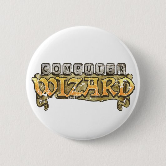 Knopf des Computer-Zauberer-2008 Button (Vorderseite)