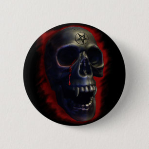 Knopf des Dämon-Schädel-1 Button